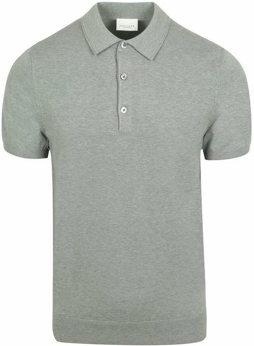 Profuomo Poloshirt Luxury Knitted Groen maat L Heren, Kleding | Heren, Polo's, Groen, Nieuw, Maat 52/54 (L), Verzenden