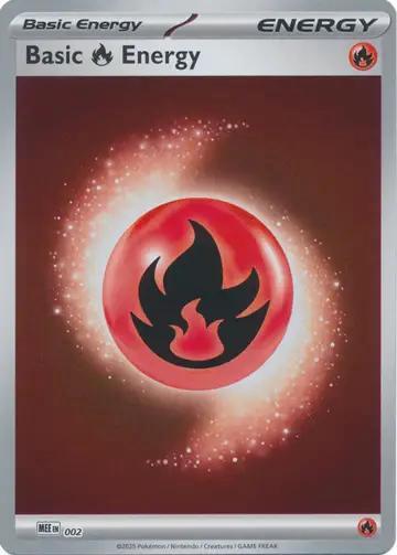 Fire Energy MEE002 Reverse Holo Ascended Heroes, Hobby en Vrije tijd, Verzamelkaartspellen | Pokémon, Losse kaart, Nieuw, Foil