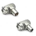 Coax connectoren - Technetix - 2 stuks, Verzenden, Nieuw