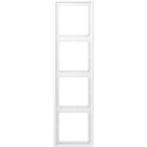 JUNG LS990 Afdekraam 4-voudig sneeuwwit mat LS984WWM, Doe-het-zelf en Verbouw, Elektra en Kabels, Ophalen of Verzenden, Nieuw