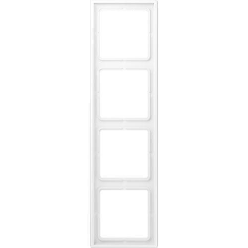 JUNG LS990 Afdekraam 4-voudig sneeuwwit mat LS984WWM, Doe-het-zelf en Verbouw, Elektra en Kabels, Nieuw, Ophalen of Verzenden