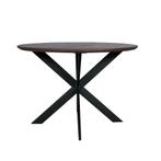 Eettafel Madison Walnut 130 cm, Huis en Inrichting, Tafels | Eettafels, Verzenden, Nieuw