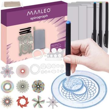 Maaleo Tekenset – Geometrische Spirograaf met 22 Sjablone. beschikbaar voor biedingen