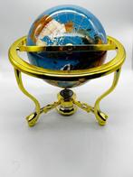 Globe - 1980-1990 - Gemstone Terrestrial Globe -Mother of, Nieuw