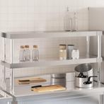 Werktafel Verhoging RVS 110cm - Retourdeal! 35% Korting, Ophalen of Verzenden, Nieuw in verpakking, RVS Meubilair