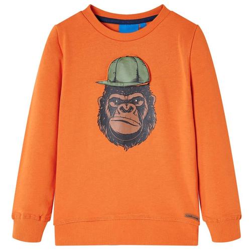 vidaXL Kindertrui 116 donkeroranje, Kinderen en Baby's, Kinderkleding | Overige, Nieuw, Verzenden