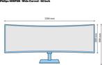 PHILIPS 499P9H | 49 INCH ULTRAWIDE CURVED | 5120X1440 QHD..., Computers en Software, Monitoren, Verzenden, Nieuw
