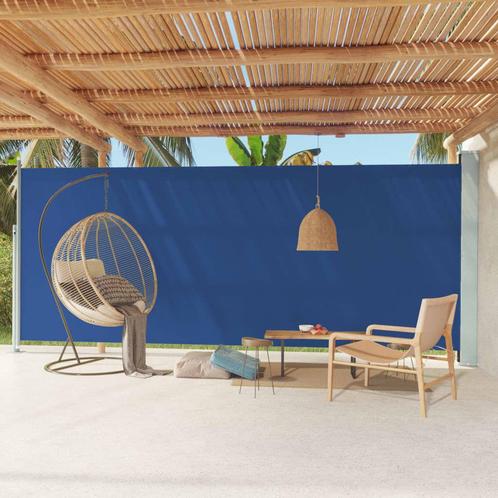 vidaXL Tuinscherm uittrekbaar 220x600 cm blauw, Tuin en Terras, Zonneschermen, Nieuw, Verzenden