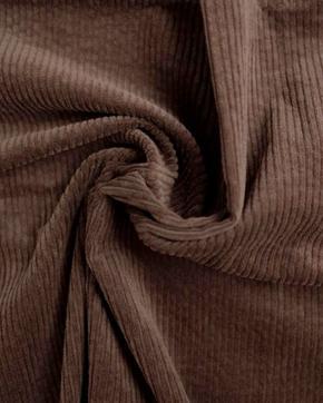 Corduroy Washed Stretch Bruin, Hobby en Vrije tijd, Stoffen en Lappen, Bruin, Nieuw