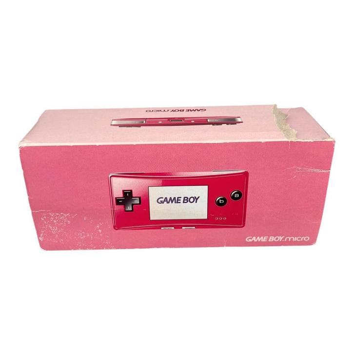 Nintendo Game Boy Micro Console - Roze (In doos), Spelcomputers en Games, Spelcomputers | Nintendo Game Boy, Zo goed als nieuw