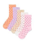 HEMA Kindersokken hartjes - 5 paar roze, Verzenden, Nieuw