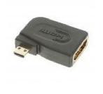 HDMI Female to Micro HDMI Male Adapter 90 graden, Computers en Software, Pc- en Netwerkkabels, Nieuw, Verzenden