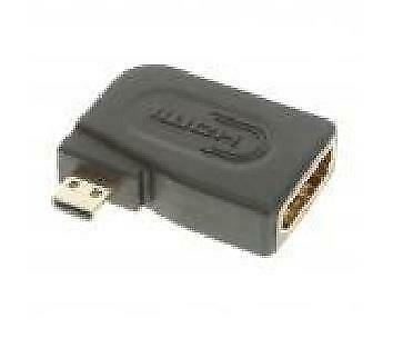 HDMI Female to Micro HDMI Male Adapter 90 graden, Computers en Software, Pc- en Netwerkkabels, Verzenden