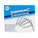 Silverline telescopische binnenmeters - chroomgeplateerd..., Doe-het-zelf en Verbouw, Gereedschap | Handgereedschap, Ophalen of Verzenden