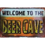 Wandbord -  Welcome To The Beer Cave