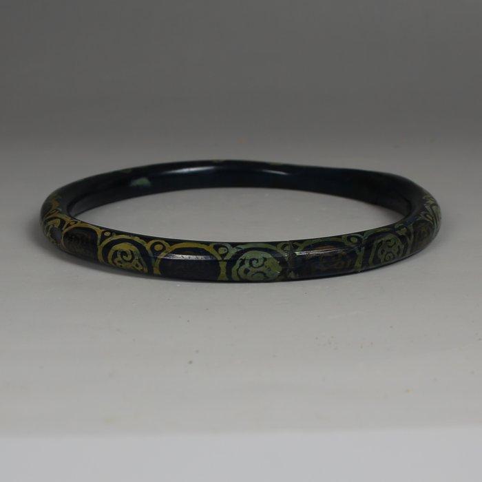 Byzantijns Glas Bangle, Bracelet, Verzamelen, Mineralen en Fossielen