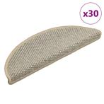 vidaXL Trapmatten zelfklevend Sisal-Look 30 st 56x17x3 cm, Verzenden, Nieuw