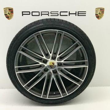 Porsche Panamera (971) ORIGINELE 21 inch Turbo IV met banden beschikbaar voor biedingen