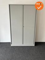 Roldeurkast - Ahrend - 195x120x45cm - Wit beige- Met wit bei, Werkplek, Ophalen of Verzenden, Gebruikt, Kast