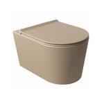 Wandcloset Salenzi Civita 50x35x36.5cm Keramiek Rimless Mat, Ophalen of Verzenden, Nieuw, Overige typen