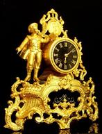 Figurale pendule - Antiek Zinklegering - 1850-1900, Antiek en Kunst, Antiek | Klokken