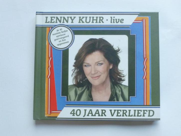 Lenny Kuhr - 40 jaar verliefd / Live (2 CD) Gesigneerd, Cd's en Dvd's, Cd's | Nederlandstalig, Zo goed als nieuw, Verzenden