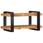 vidaXL Wandschap 70x33x35 cm massief acaciahout, Huis en Inrichting, Woonaccessoires | Cd- en Dvd-rekken, Verzenden, Nieuw