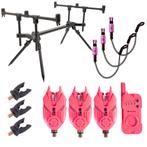 Ultimate E-Tension Pink Bite Alarm/Rodpod Set, Verzenden, Nieuw
