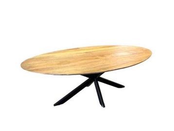 ACTIE! Eettafel Duin | Mangohout | 160 - 240 cm | Spinpoot beschikbaar voor biedingen