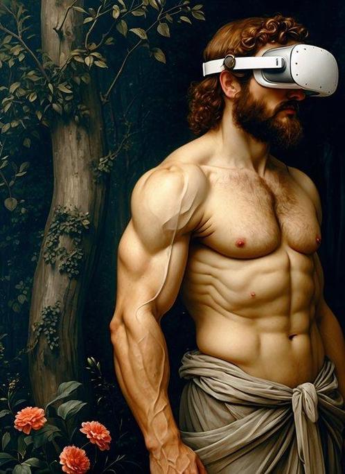 LuisonArt - Il Peccato Virtuale - XXL, Antiek en Kunst, Kunst | Schilderijen | Modern