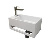 Fontein Boss & Wessing Solid Surface met Handdoekrek Mat Wit, Ophalen of Verzenden, Nieuw