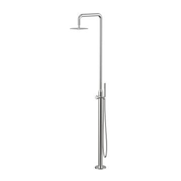 Buitendouche met mengkraan en handdouche 230cm RVS beschikbaar voor biedingen
