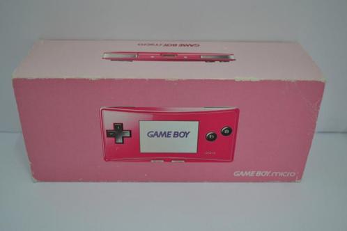 GameBoy Advance Micro Pink (BOXED), Spelcomputers en Games, Spelcomputers | Nintendo Game Boy, Zo goed als nieuw, Verzenden