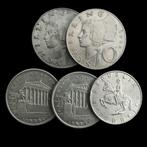 Oostenrijk. Lot of 5 coins: 1, 5, 10 Schilling 1925/1965