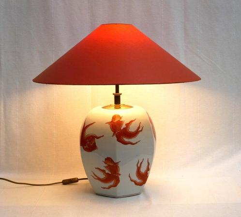 Lamp - Messing, Porselein, Antiek en Kunst, Kunst | Designobjecten