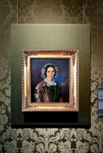 Scuola Biedermeier (XIX) - Gentildonna - NO RESERVE, Antiek en Kunst, Kunst | Schilderijen | Klassiek