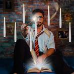 Zwevende kaarsen met toverstaf afstandbediening kerst deco, Diversen, Kerst, Ophalen of Verzenden, Nieuw