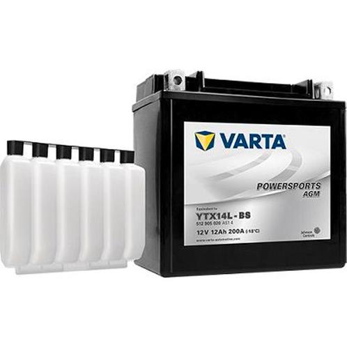 VARTA AGM 12V 12Ah - Loodzuur - AGM - 512905020, Motoren, Onderdelen | Overige, Nieuw