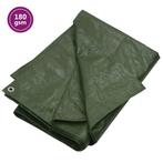 vidaXL Dekzeil 180 g/m² 4x6 m HDPE groen, Verzenden, Nieuw