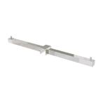 Frontstang dubbel voor solo rek 43 cm 1562 chroom