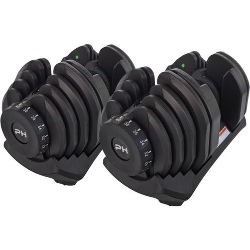 Verstelbare Dumbbells Set 40KG: 17 standen | Nu €100 korting, Sport en Fitness, Fitnessmaterialen, Armen, Benen, Borst, Buik, Rug