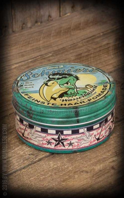 Rumble 59, Schmiere Waterbased Pomade Medium Big., Sieraden, Tassen en Uiterlijk, Uiterlijk | Gezichtsverzorging, Nieuw, Verzenden