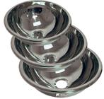 Ronde Halfbolvormige Wasbak Ø 385 mm Hoog Gepolijst, Watersport en Boten, Ophalen of Verzenden, Nieuw, Zeilboot of Motorboot