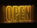 OPEN neon bord lamp LED verlichting reclame lichtbak #10 *GE, Verzenden, Nieuw in verpakking