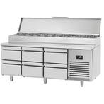 GGM Gastro | Gekoelde voorbereidingstafel - 1960x600mm - met, Zakelijke goederen, Horeca | Meubilair en Inrichting, Verzenden