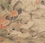 Very fine painting Birds, signed - including inscribed
