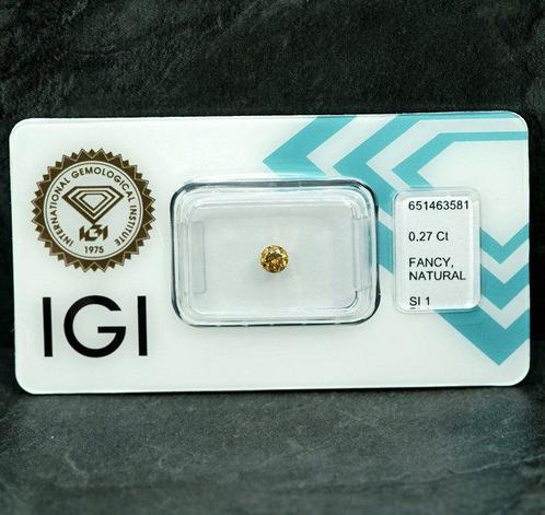 1 pcs Diamant (Natuurlijk gekleurd) - 0.27 ct - Fancy, Sieraden, Tassen en Uiterlijk, Edelstenen