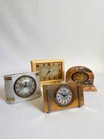 Wekker (4) - JAZ - Vintage - Verguld messing - 1920-1930,, Antiek en Kunst, Antiek | Klokken