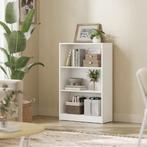 Boekenkast 3 Niveaus – Wit Scandinavisch Wandrek Compact, Verzenden, Nieuw