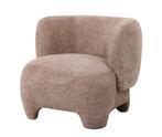 Fauteuil Lorain Chenille Zand | 80x80x71cm, Huis en Inrichting, Fauteuils, Ophalen, Nieuw